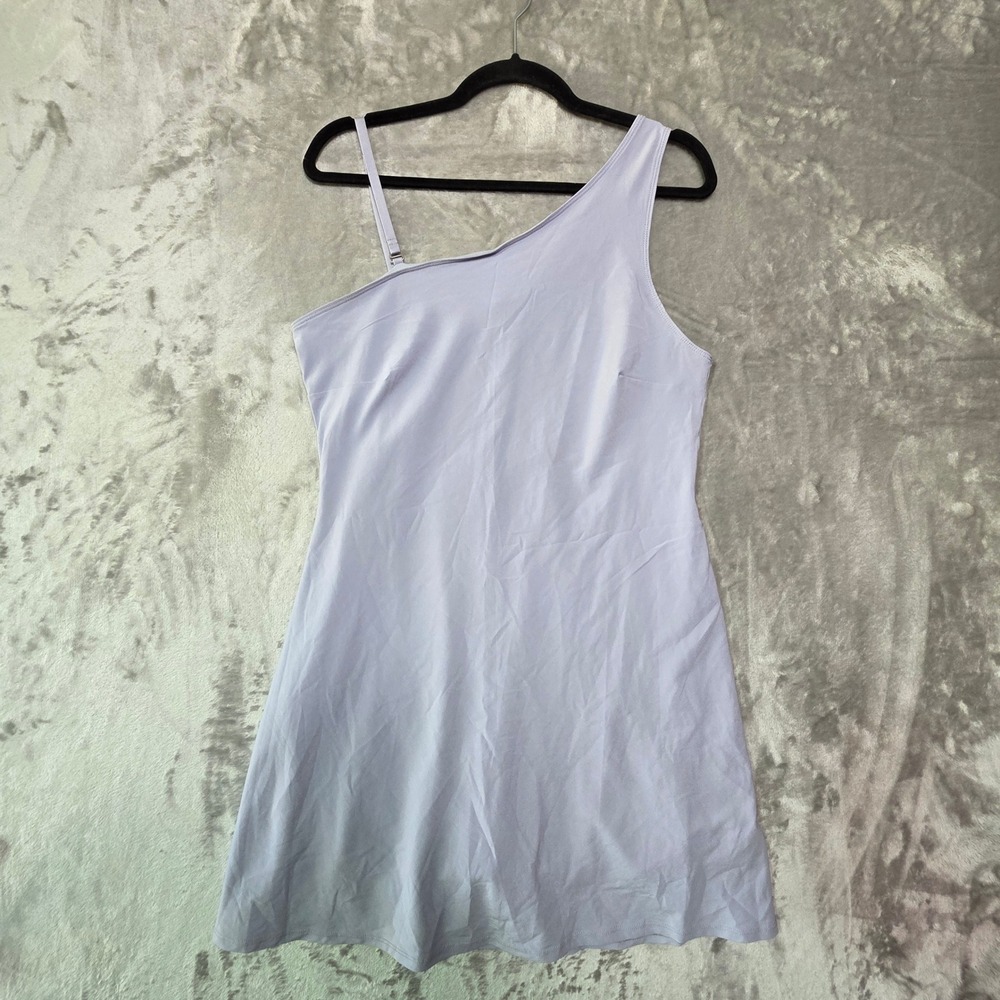 Abercrombie & Fitch One Shoulder Active Dress Lavender Purple Large 159K0042